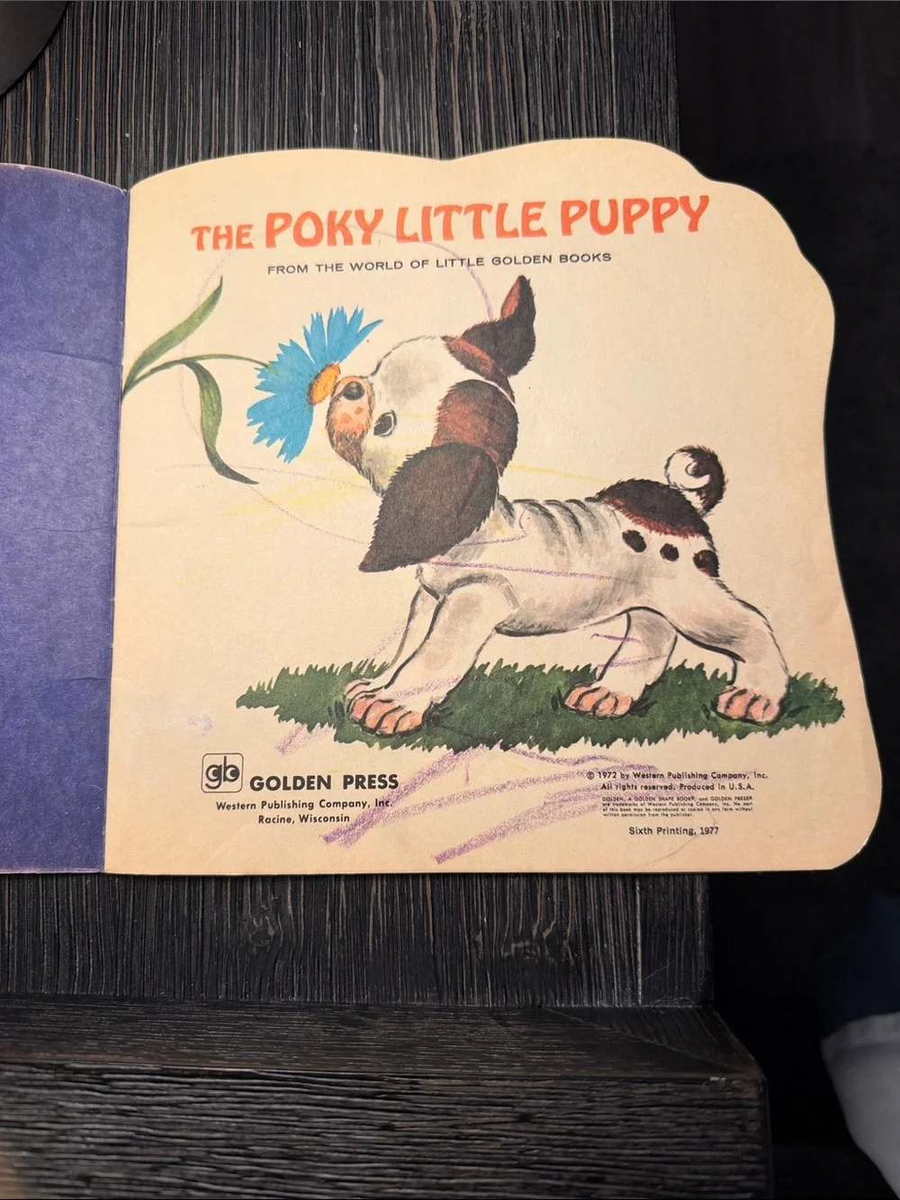 The Poky Little Puppy Vintage 1972 book